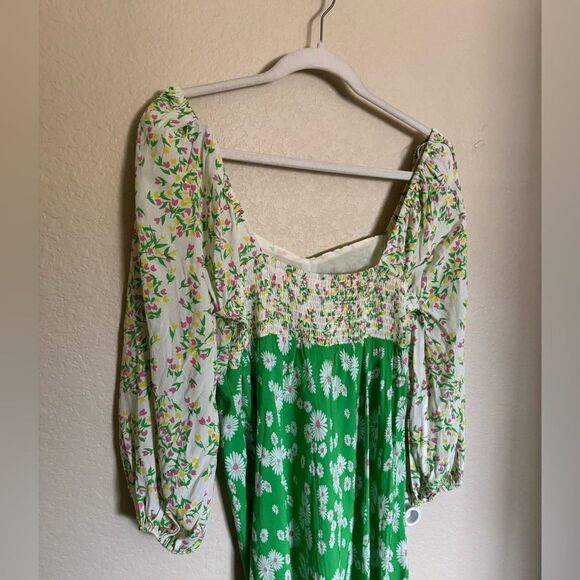 RIXO x TARGET Daisy‎ Long Sleeve Swing Dress (limited edition) Sz 8 Green - Picture 6 of 8
